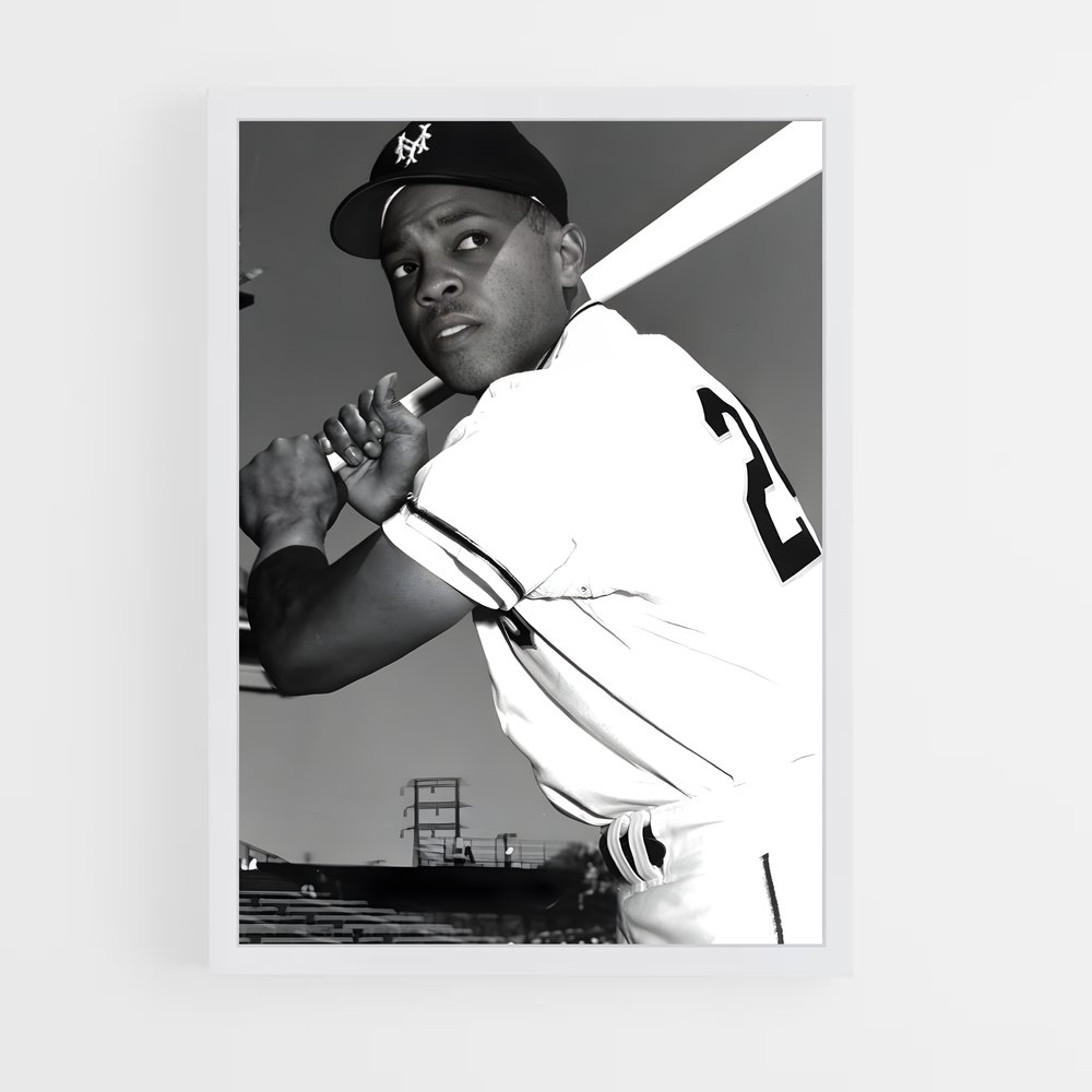 Poster Willie mays – affiche Baseball (vue 3)